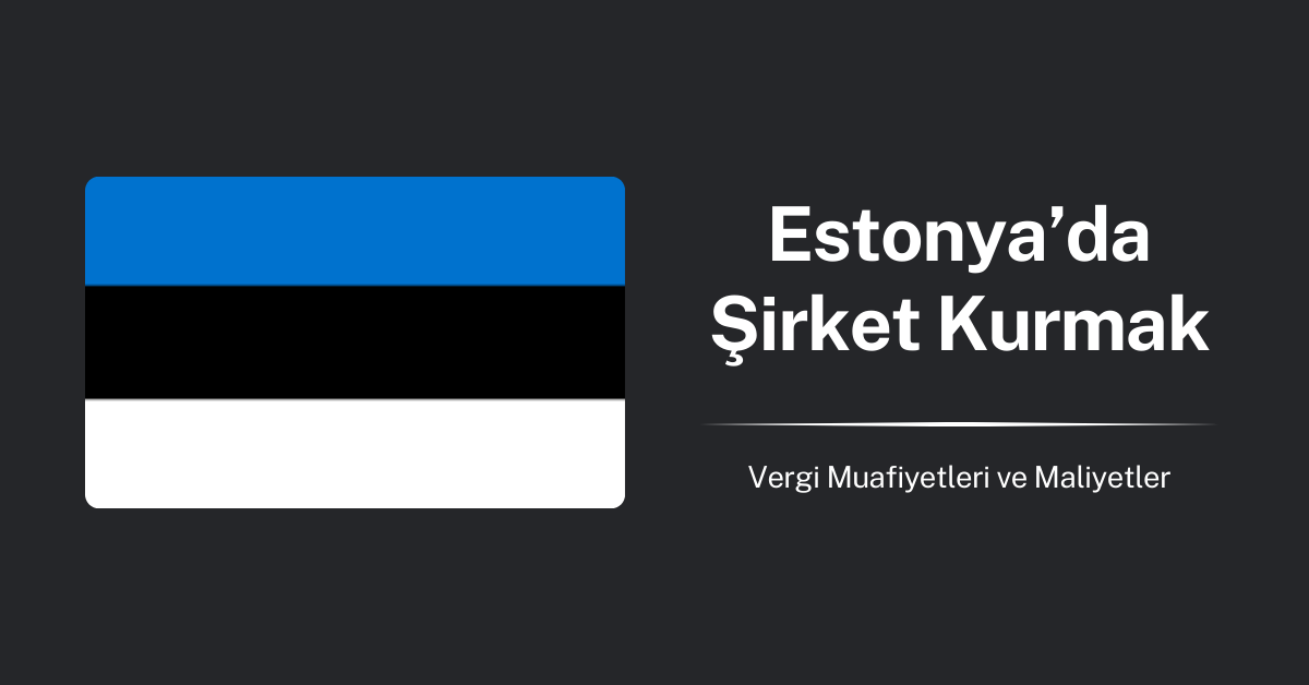 Estonya’da Şirket Kurmak: Vergi Yok mu?